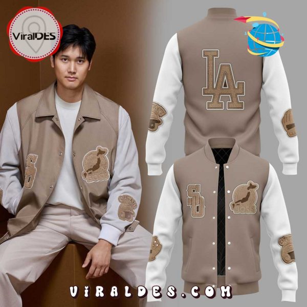 BOSS x Shohei Ohtani Artwork Baseball Jacket