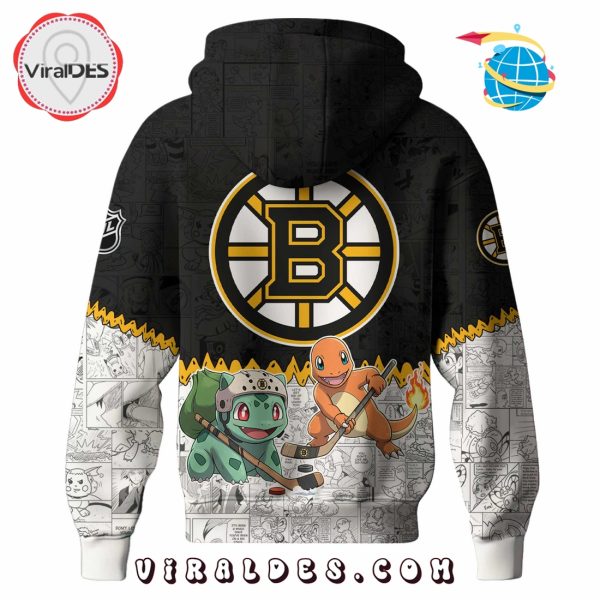 Boston Bruins NHL x Pokemon 2025 Hoodie, Pants