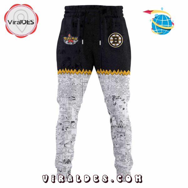 Boston Bruins NHL x Pokemon 2025 Hoodie, Pants