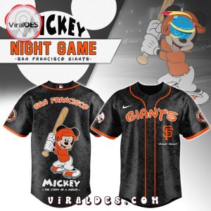 MLB San Francisco Giants x Mickey Mouse Baseball Jersey