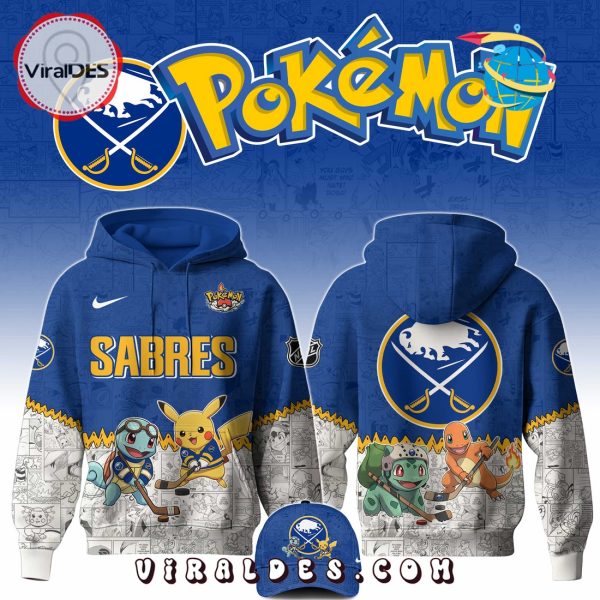 Buffalo Sabres NHL x Pokemon 2025 Hoodie, Pants