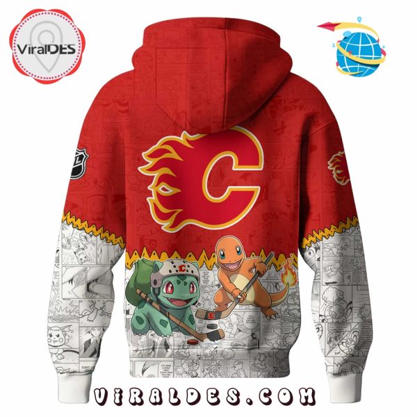 Calgary Flames NHL x Pokemon 2025 Hoodie, Pants