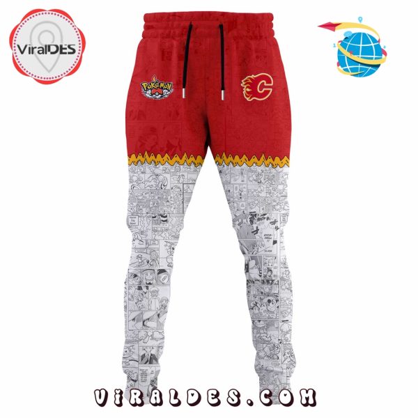 Calgary Flames NHL x Pokemon 2025 Hoodie, Pants