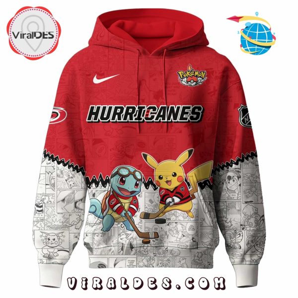 Carolina Hurricanes NHL x Pokemon 2025 Hoodie, Pants