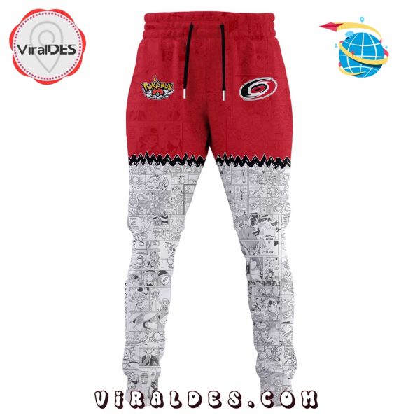 Carolina Hurricanes NHL x Pokemon 2025 Hoodie, Pants