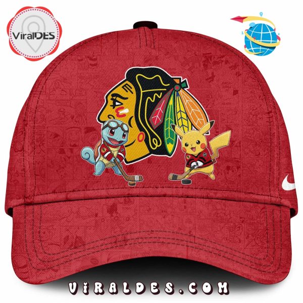 Chicago Blackhawks NHL x Pokemon 2025 Hoodie, Pants