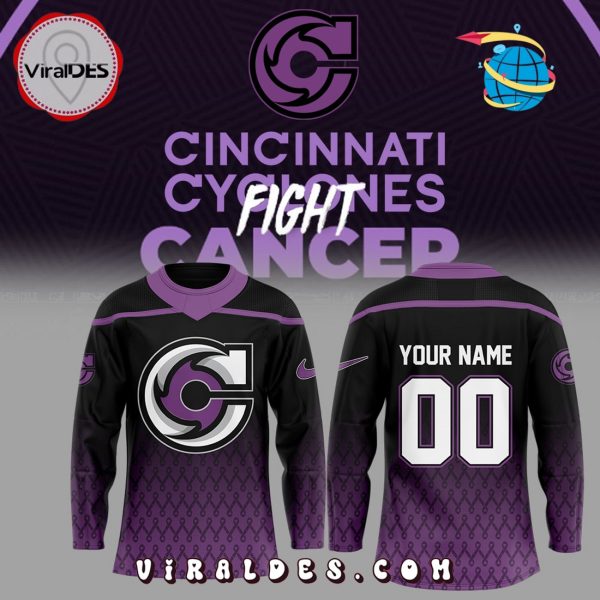 Cincinnati Cyclones Fight Cancer Hockey Jersey