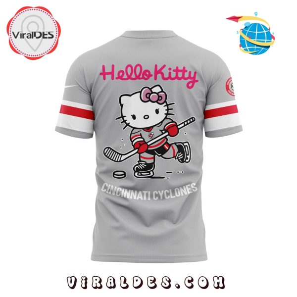 Cincinnati Cyclones x Hello Kitty Grey Hoodie
