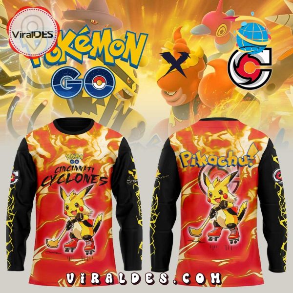 Cincinnati Cyclones x Pokémon GO Hockey Jersey