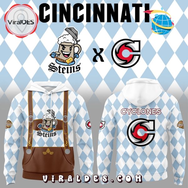 Cincinnati Cyclones Zinzinnati Steins Hoodie, Pants