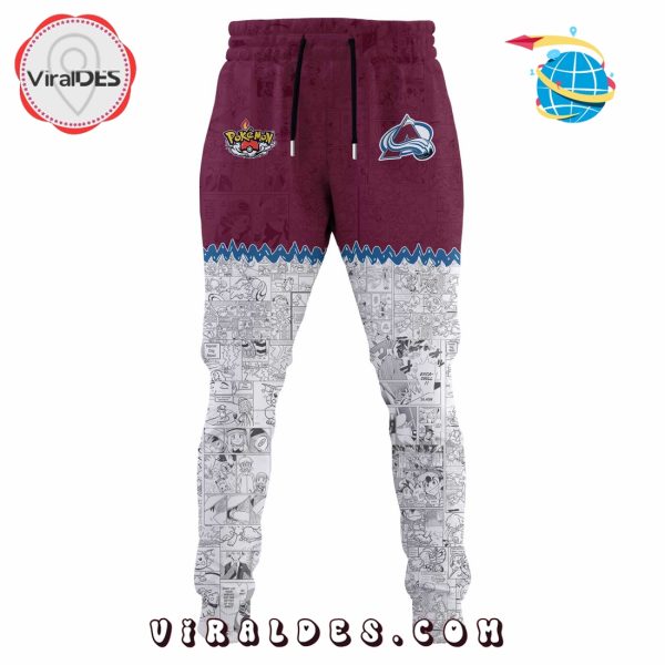 Colorado Avalanche NHL x Pokemon 2025 Hoodie, Pants
