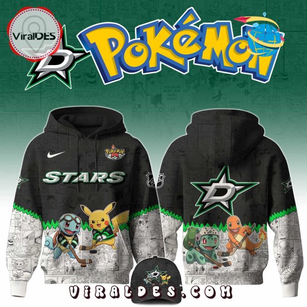 Dallas Stars NHL x Pokemon 2025 Hoodie, Pants