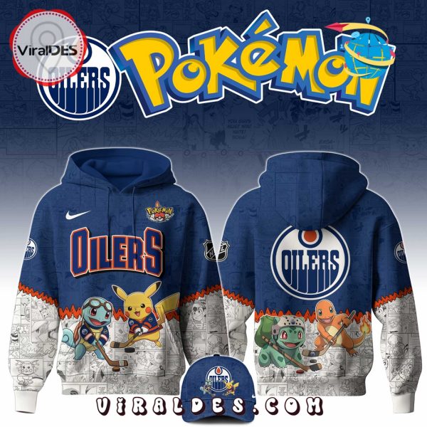 Edmonton Oilers NHL x Pokemon 2025 Hoodie, Pants
