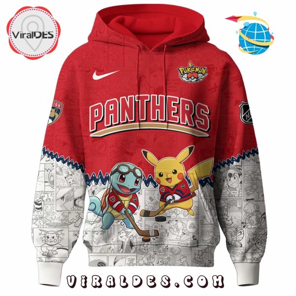 Florida Panthers NHL x Pokemon 2025 Hoodie, Pants
