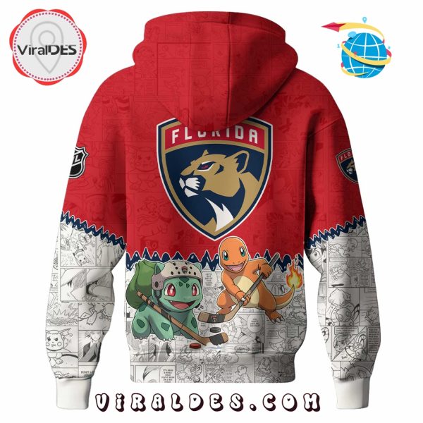 Florida Panthers NHL x Pokemon 2025 Hoodie, Pants