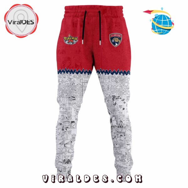 Florida Panthers NHL x Pokemon 2025 Hoodie, Pants