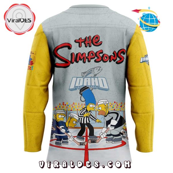 Idaho Steelheads x 35th The Simpsons Hockey Jersey