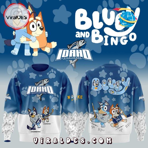 Idaho Steelheads x Bluey and Bingo 2025 Hoodie