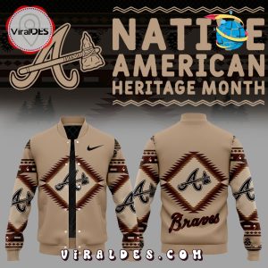 Atlanta Braves MLB Native American Heritage Baseball Jacket