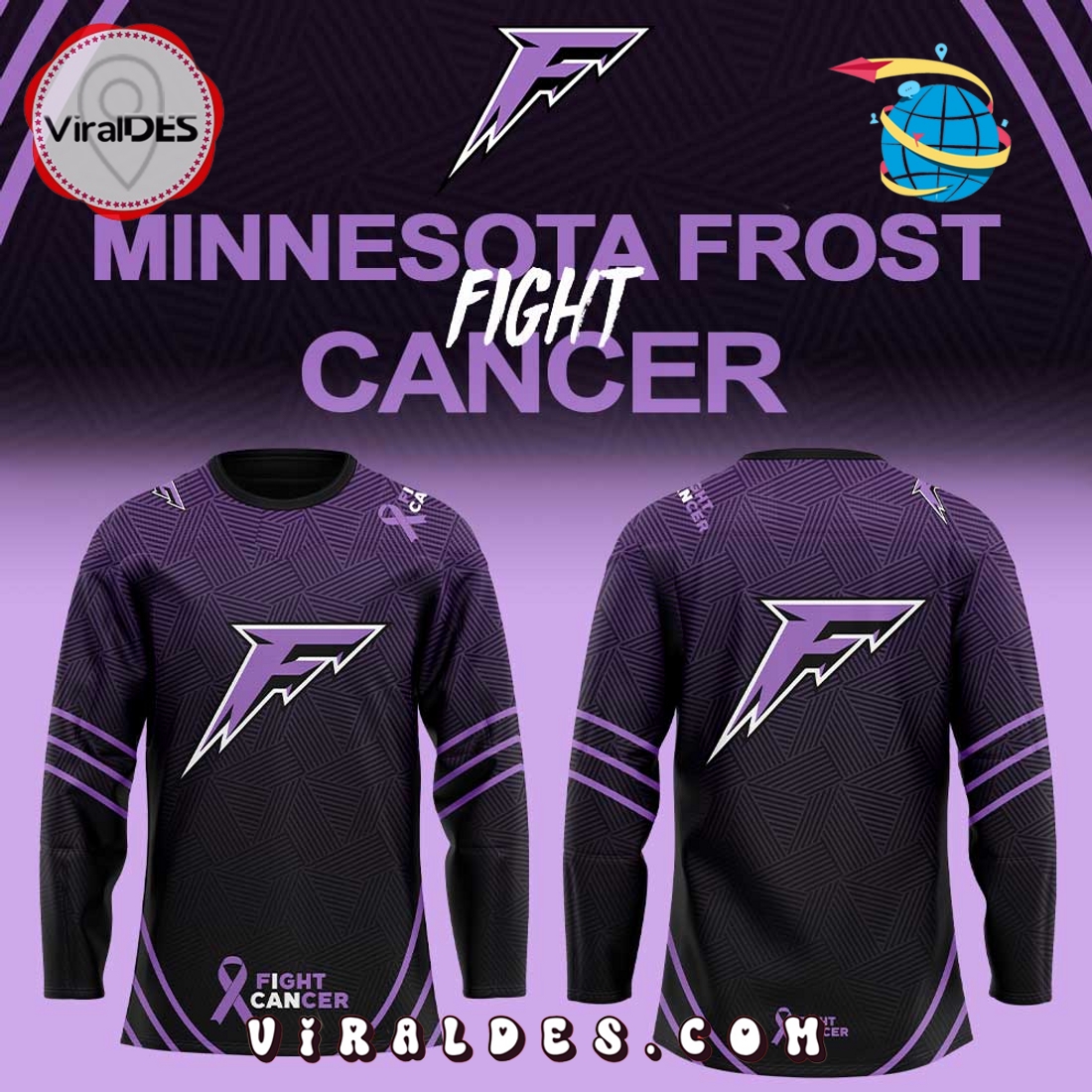 Minnesota Frost Fight Cancer 2025 Hockey Jersey Minnesota Frost Fight Cancer 2025 Hockey Jersey