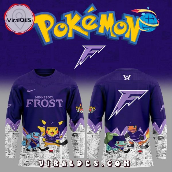 Minnesota Frost x Pokémon 2025 Hockey Jersey