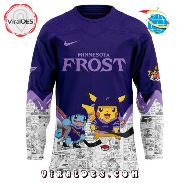 Minnesota Frost x Pokémon 2025 Hockey Jersey