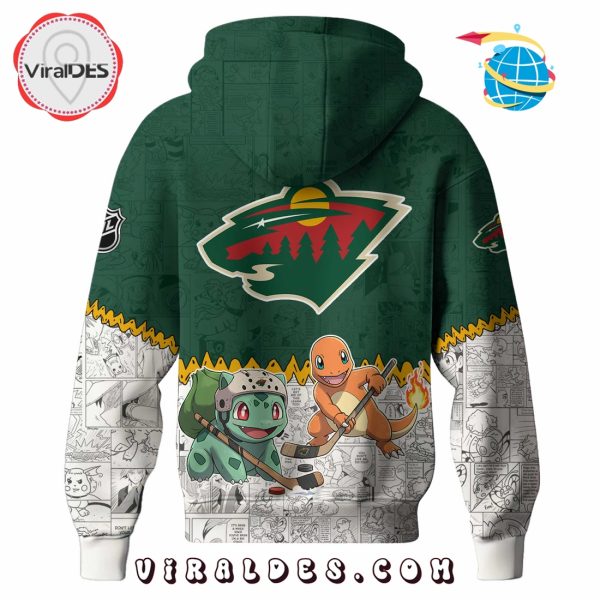 Minnesota Wild NHL x Pokemon 2025 Hoodie, Pants