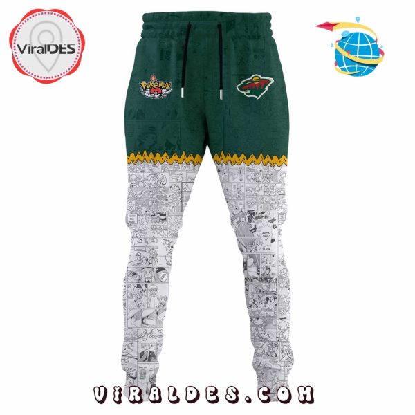Minnesota Wild NHL x Pokemon 2025 Hoodie, Pants