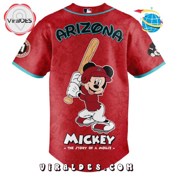 MLB Arizona Diamondbacks x Mickey Mouse Baseball Jersey