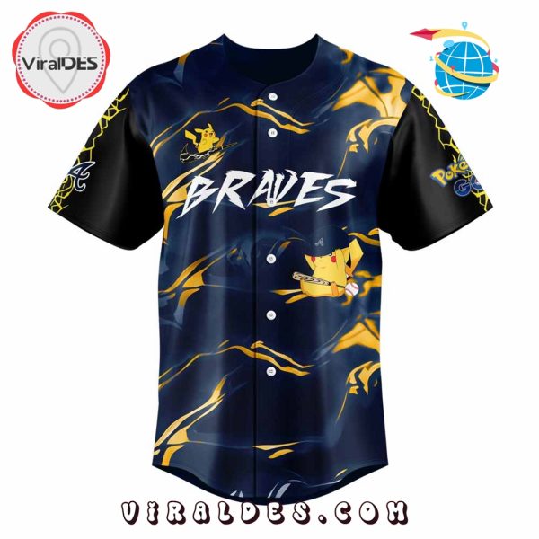 MLB Atlanta Braves x Pokémon GO Baseball Jersey