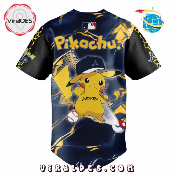 MLB Atlanta Braves x Pokémon GO Baseball Jersey