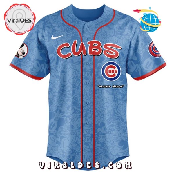 MLB Chicago Cubs x Mickey Mouse Baseball Jersey