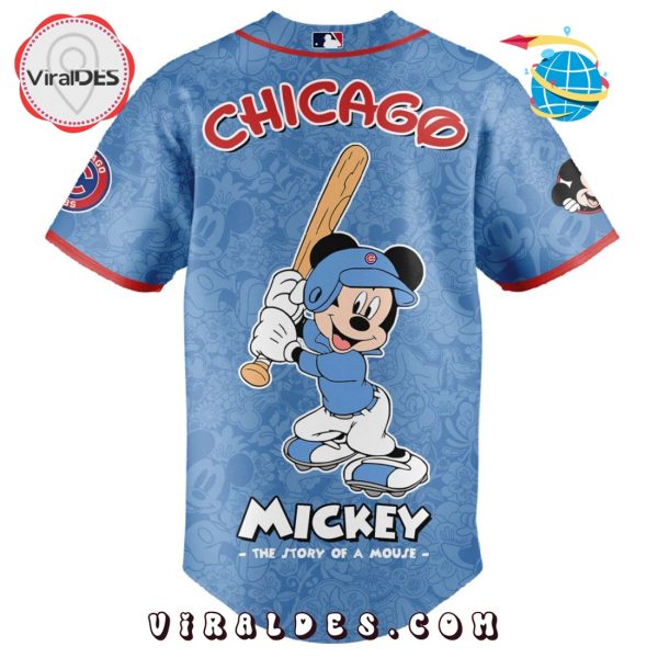 MLB Chicago Cubs x Mickey Mouse Baseball Jersey