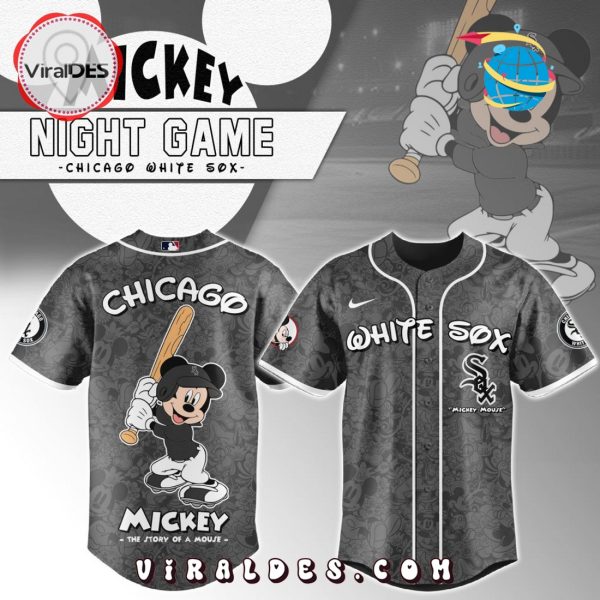 MLB Chicago White Sox x Mickey Mouse Baseball Jersey