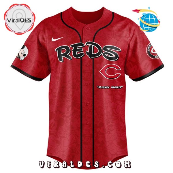 MLB Cincinnati Reds x Mickey Mouse Baseball Jersey