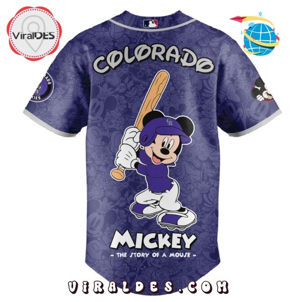 MLB Colorado Rockies x Mickey Mouse Baseball Jersey