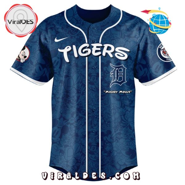 MLB Detroit Tigers x Mickey Mouse Baseball Jersey