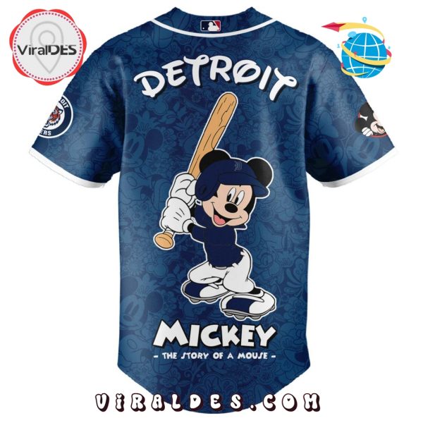 MLB Detroit Tigers x Mickey Mouse Baseball Jersey