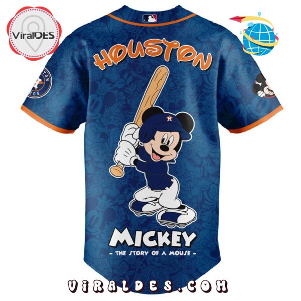 MLB Houston Astros x Mickey Mouse Baseball Jersey