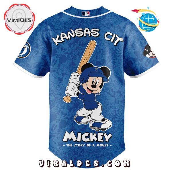 MLB Kansas City Royals x Mickey Mouse Baseball Jersey