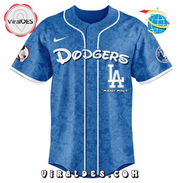 MLB Los Angeles Dodgers x Mickey Mouse Baseball Jersey
