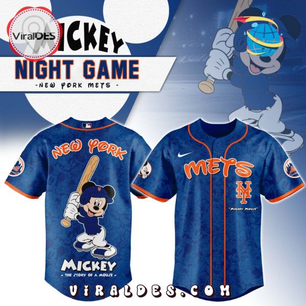 MLB New York Mets x Mickey Mouse Baseball Jersey