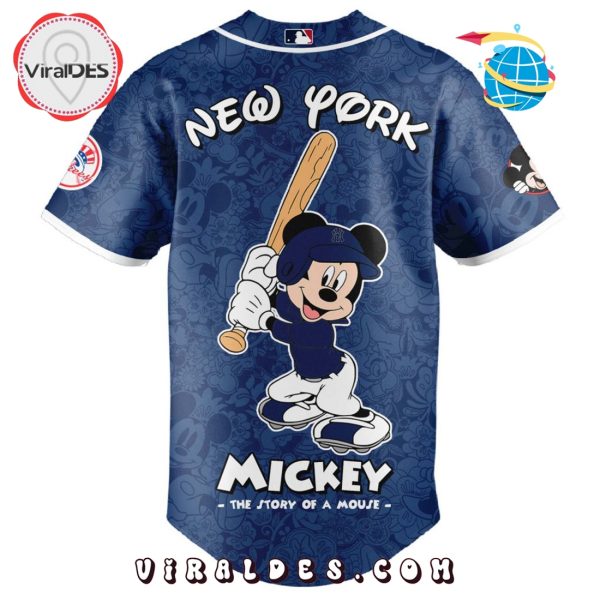 MLB New York Yankees x Mickey Mouse Baseball Jersey