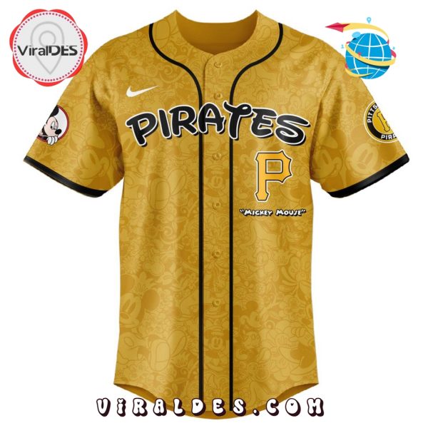 MLB Pittsburgh Pirates x Mickey Mouse Baseball Jersey