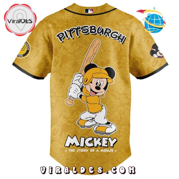 MLB Pittsburgh Pirates x Mickey Mouse Baseball Jersey