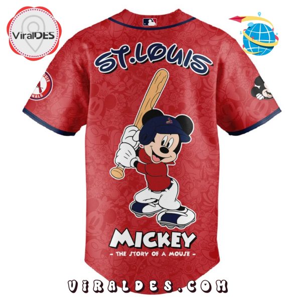 MLB St. Louis Cardinals x Mickey Mouse Baseball Jersey