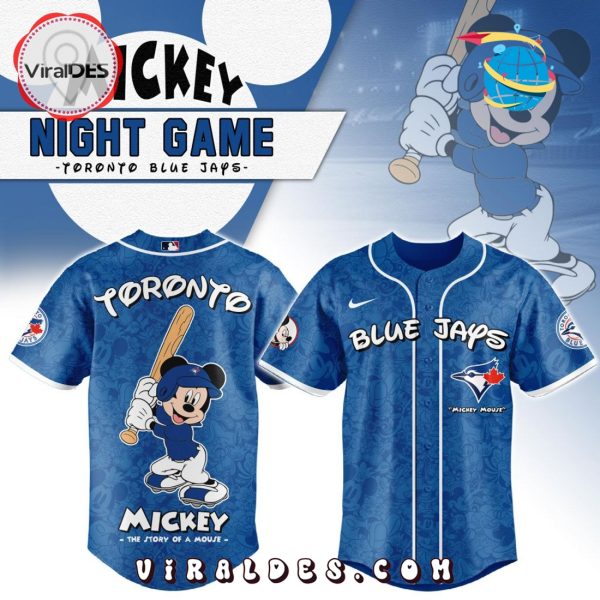 MLB Toronto Blue Jays x Mickey Mouse Baseball Jersey