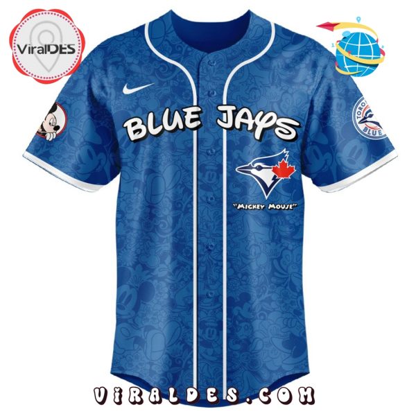 MLB Toronto Blue Jays x Mickey Mouse Baseball Jersey