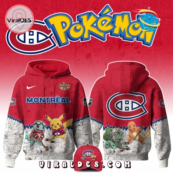 Montreal Canadiens NHL x Pokemon 2025 Hoodie, Pants