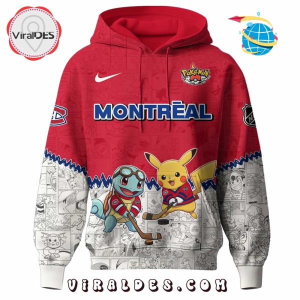 Montreal Canadiens NHL x Pokemon 2025 Hoodie, Pants